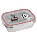 850ml Harry Potter Hogwarts Express Brotdose mit 4-seitigem Clipverschluss Brot-Aufbewahrungsbox Grau/Rosa